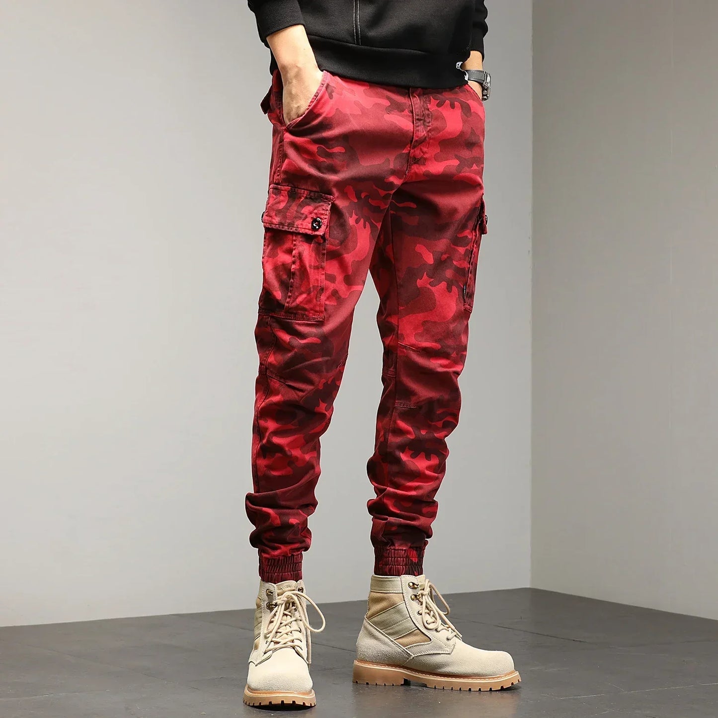 Classic Vector Camouflage Slim Fit Pants