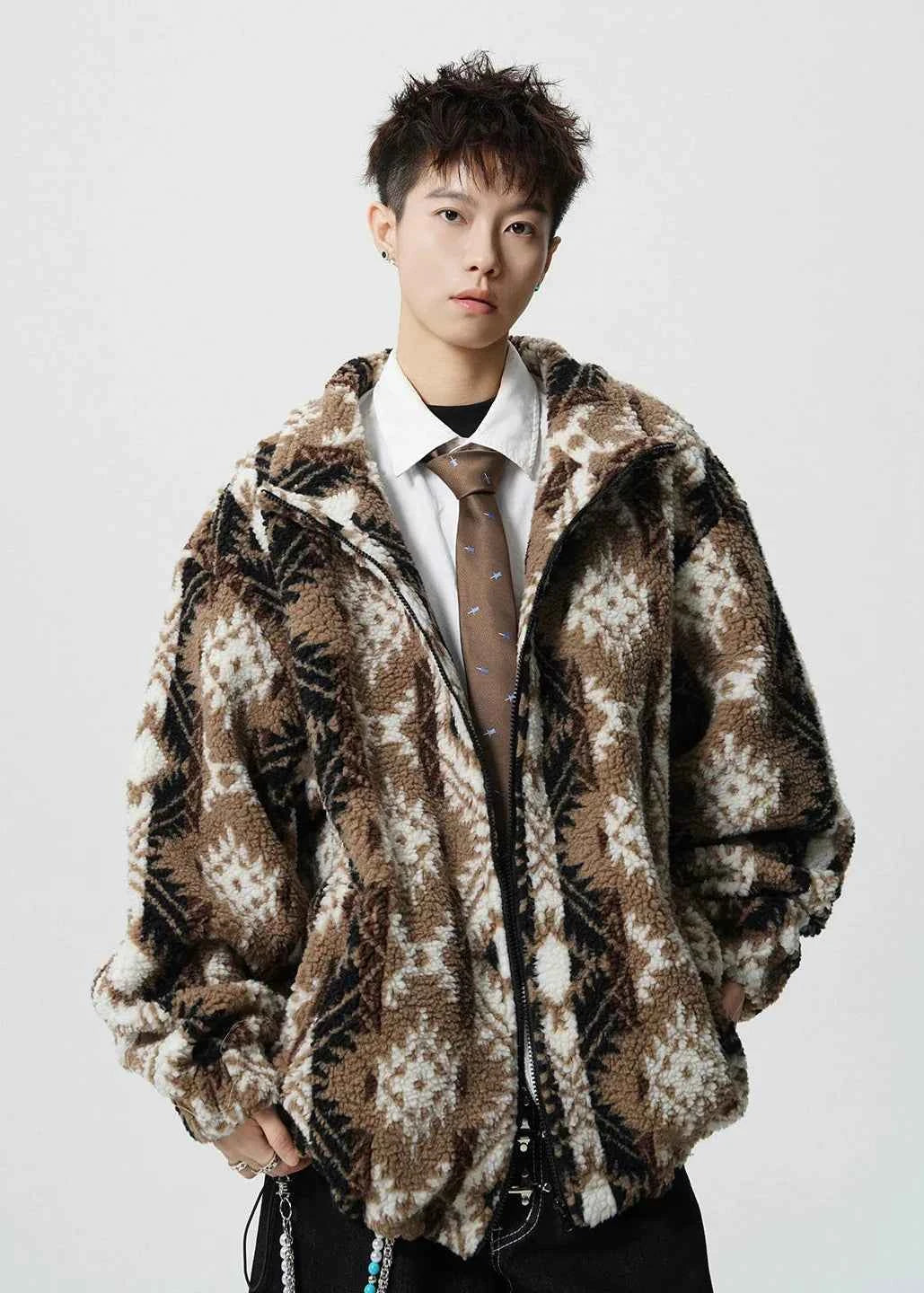 Comfortable Thick Winter Christmas Snowflake Jacket