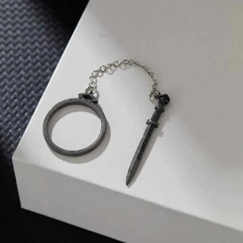 Y2K Desirable Gothic Geometric Rings