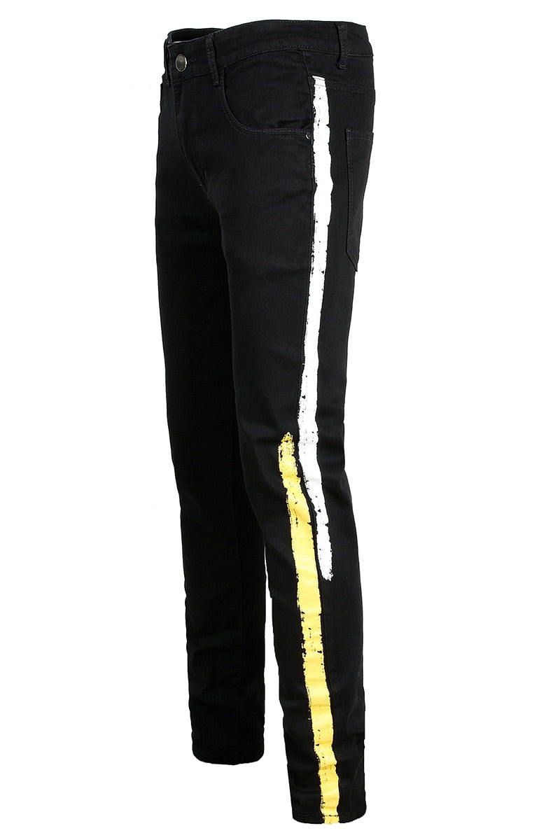 Two Stripes Color Line Jeans