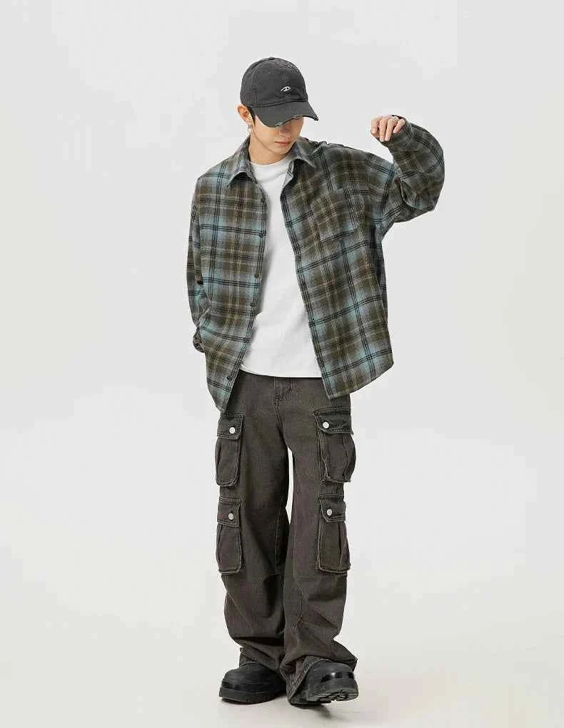 Versatile Plaid Casual Long Sleeve Shirt
