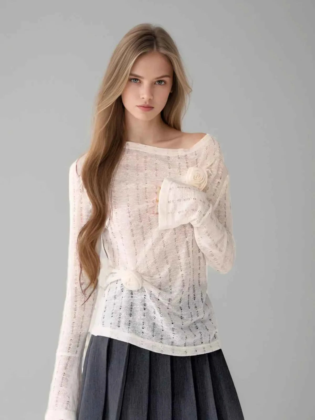 Spring Y2K Casual Solid Color T-Shirt