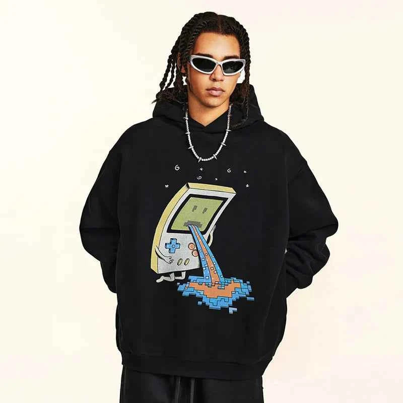 Streetwear Funny Cartoon Graphic Hoodie