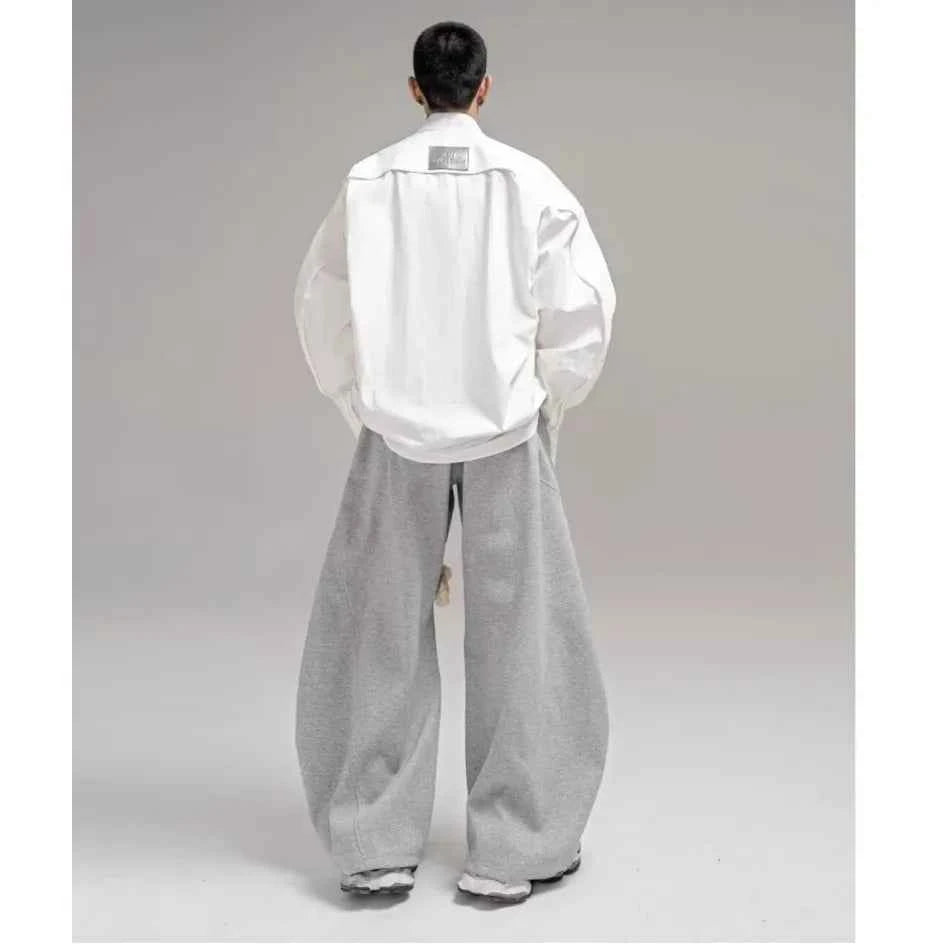 Thick Drawstring Loose Fit Sports Sweatpants