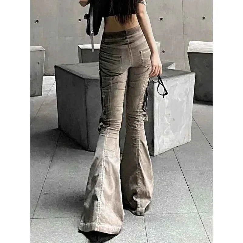 Micro Horn Stereoscopic Pocket Jeans