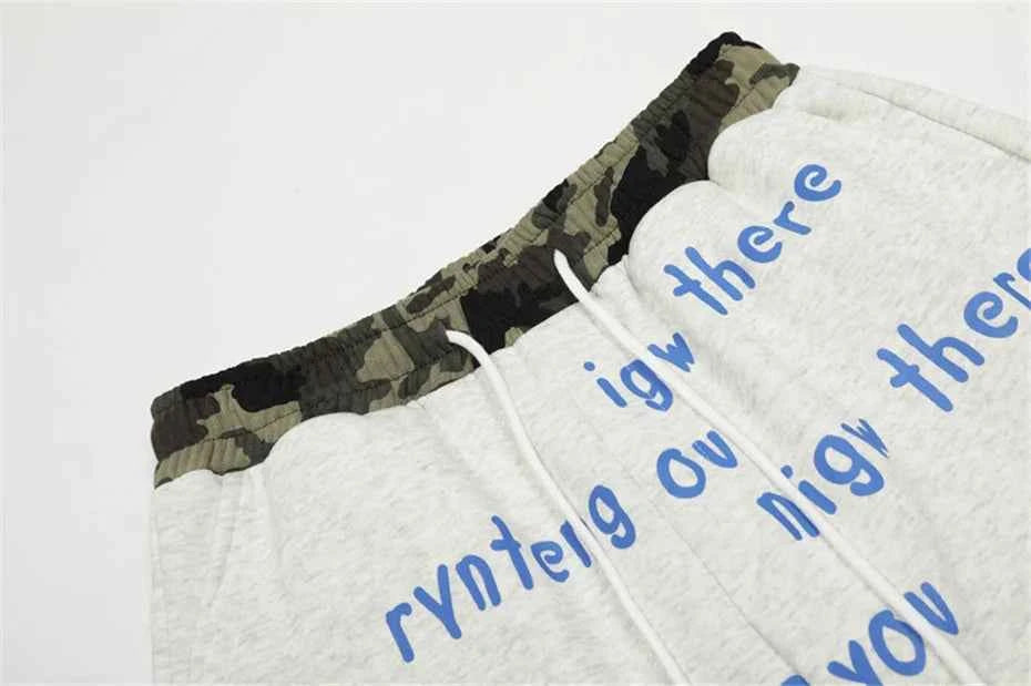 Streetwear Cool Camo Print Casual Wide Leg Jogger