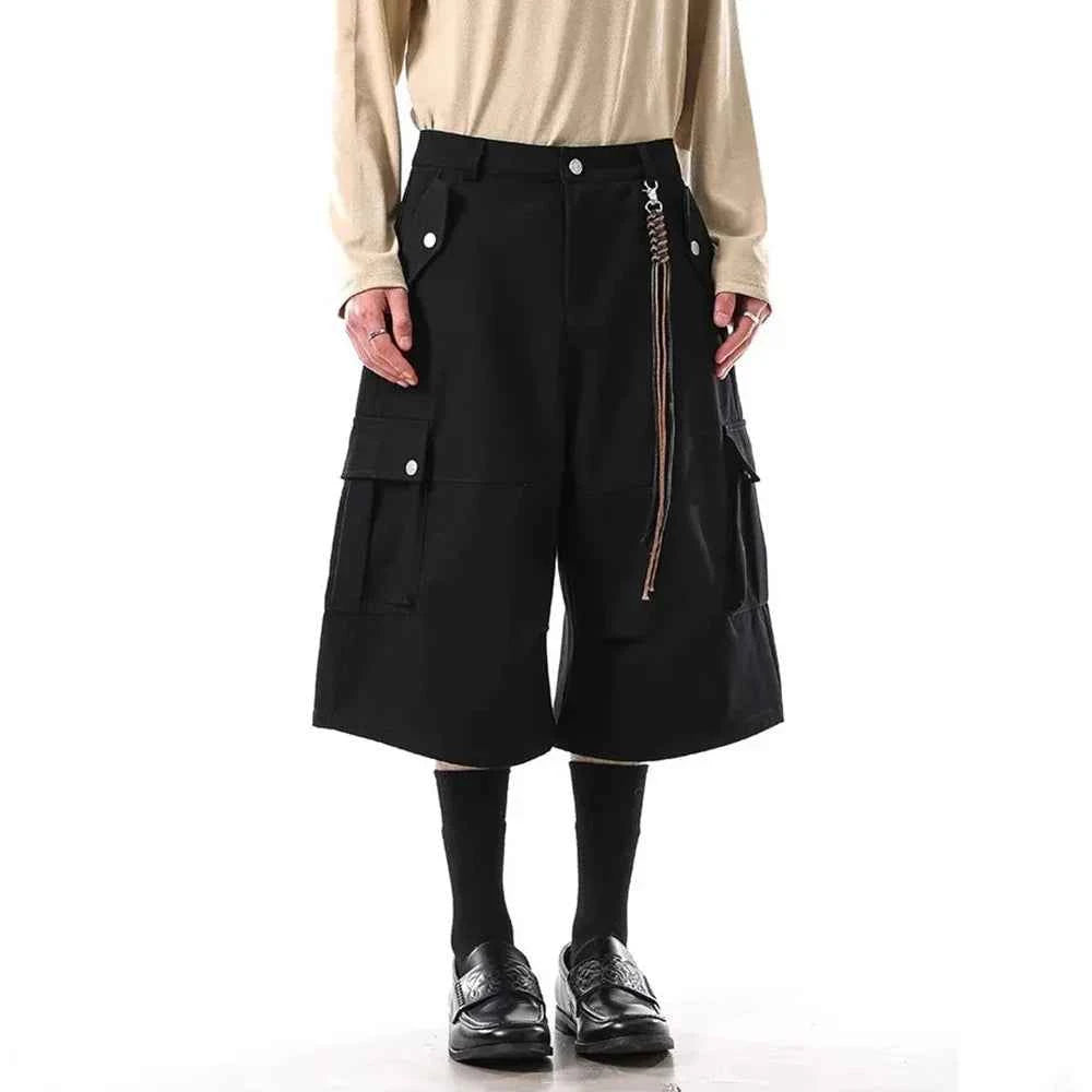 Long-lasting Retro Personality Cargo Jorts