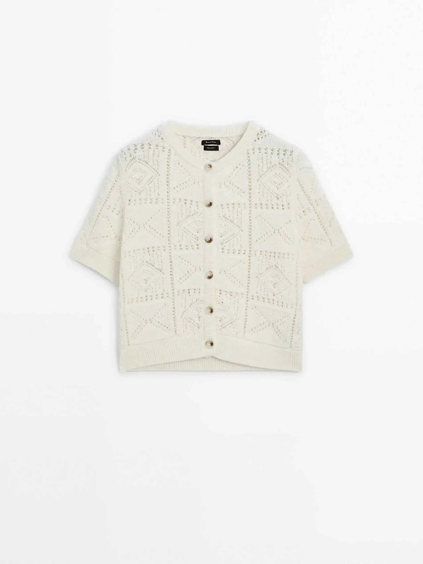 Ethereal French Romantic Hollow Out Cardigan