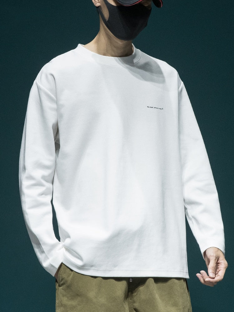 We lead, others copy© Casual Solid Long Sleeve