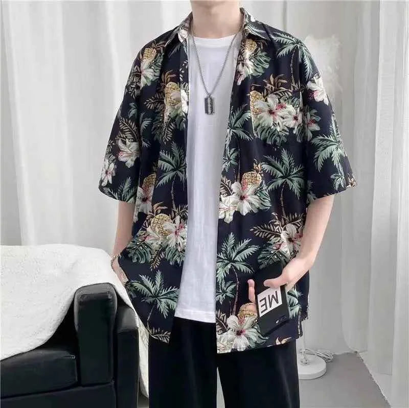 Women Florida Stylish Button-Up Short Sleeve Shirt