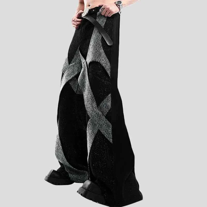Sparkling Korean Style Deconstructed Trousers