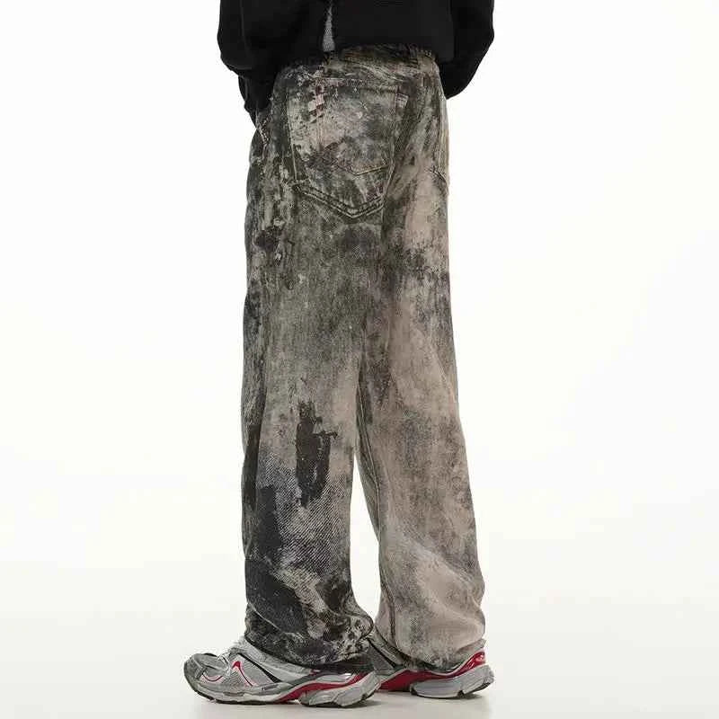 Distressed Gothic Punk Baggy Jeans