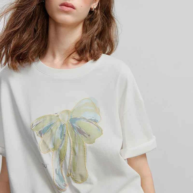 Women Comfort Stylish Short Sleeve Casual T-Shirt