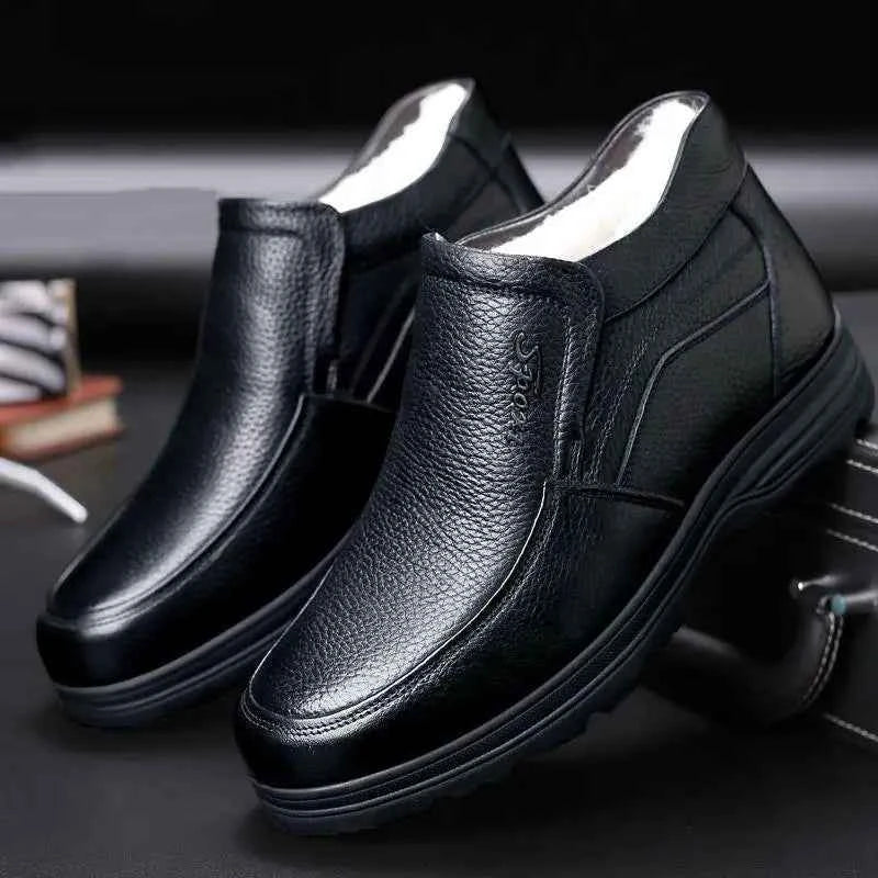 Velvet High Korean Style Leather Shoes