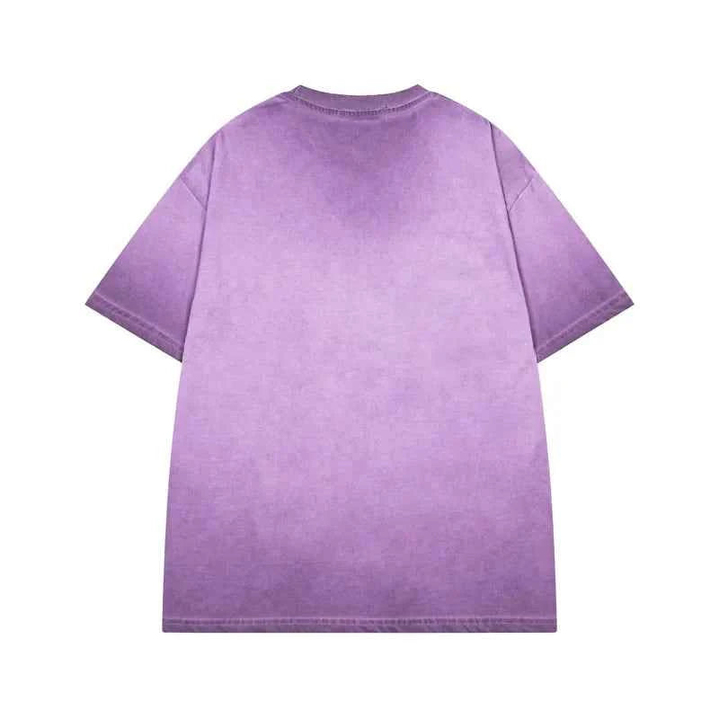 Summer Washed O-Neck Collar Hip Hop T-Shirt