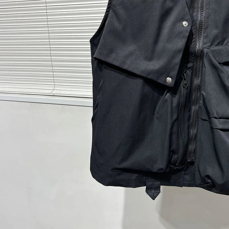 Dark Crow Sleeveless Zipper Vest