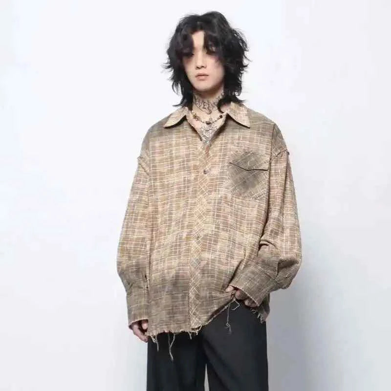 American Style Gradient Washed High Street Shirt
