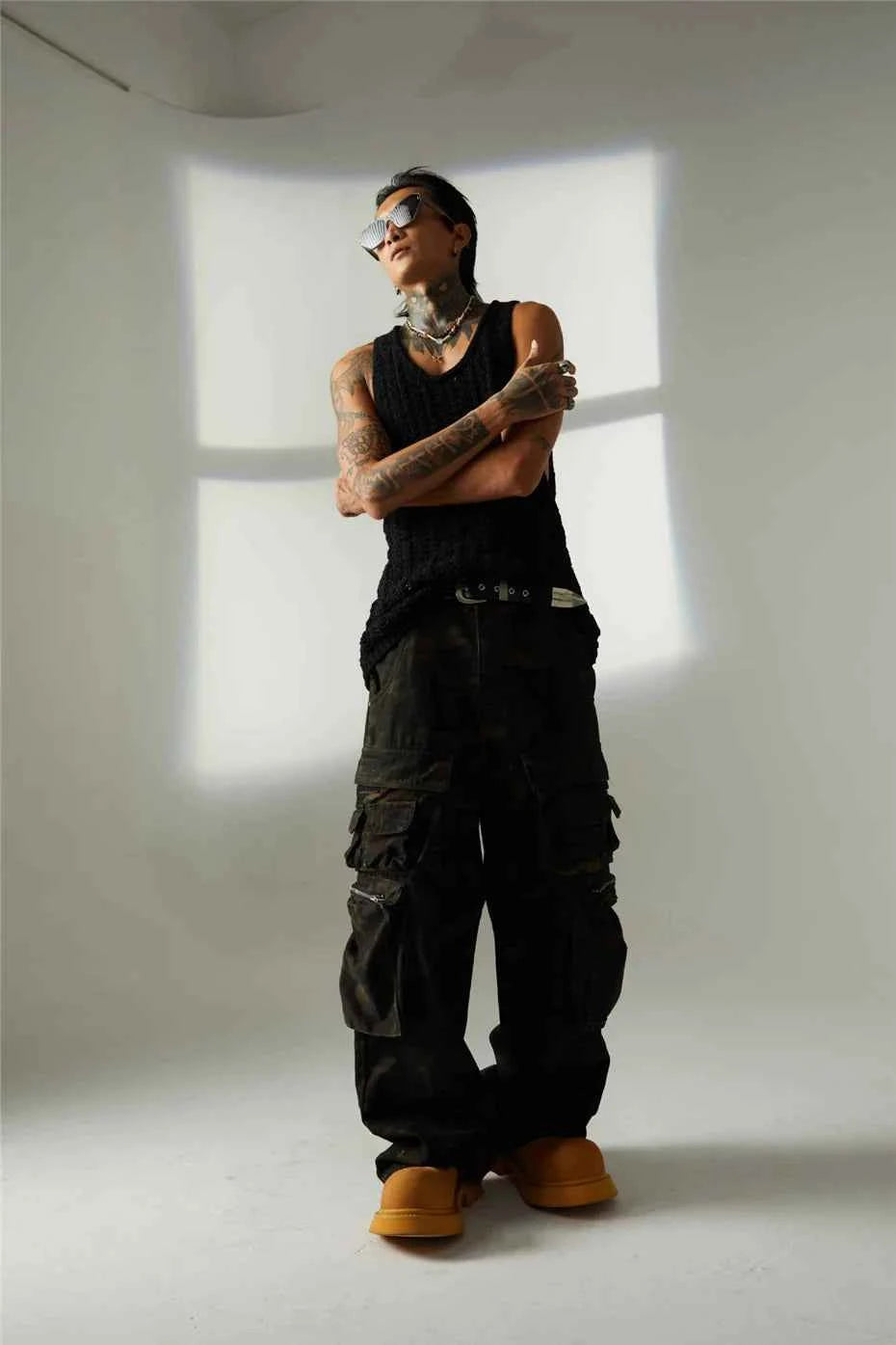 Wardrobe Staple Rugged Camo Cargo Jeans