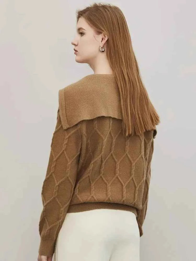 Winter Women Cool Unique Zipper Sweater