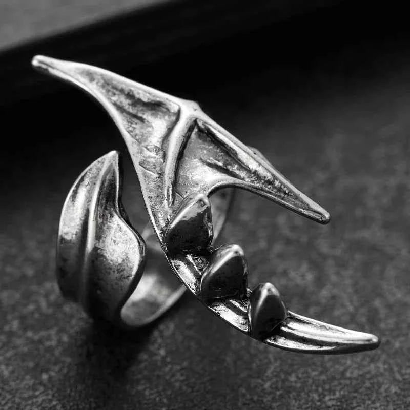 Vintage Irregular Geometric Open Ring