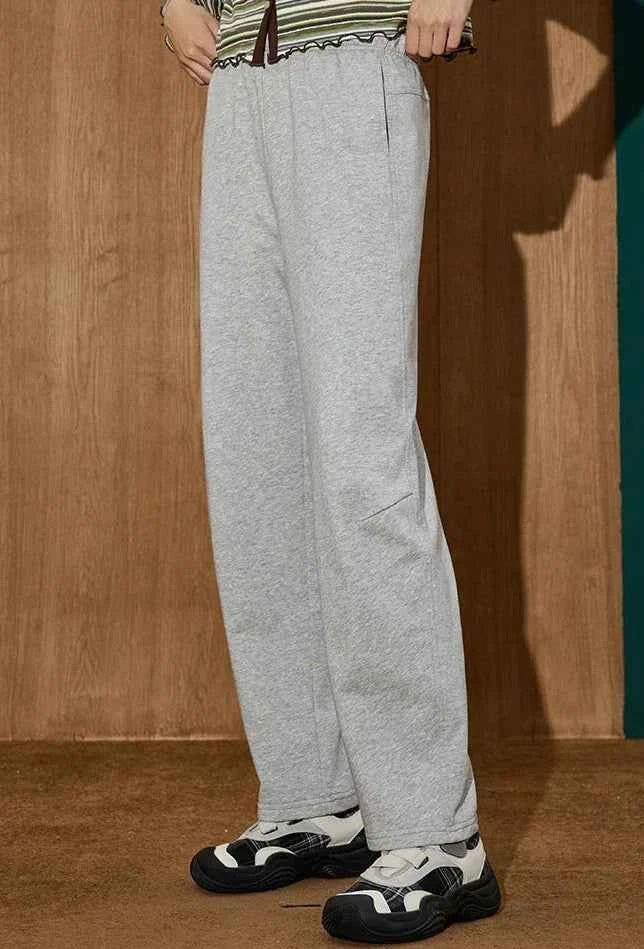 Y2K Stylish High Waist Wide Leg Sweatpants