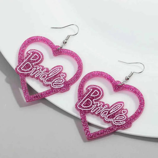 Barbie Glitter Earrings
