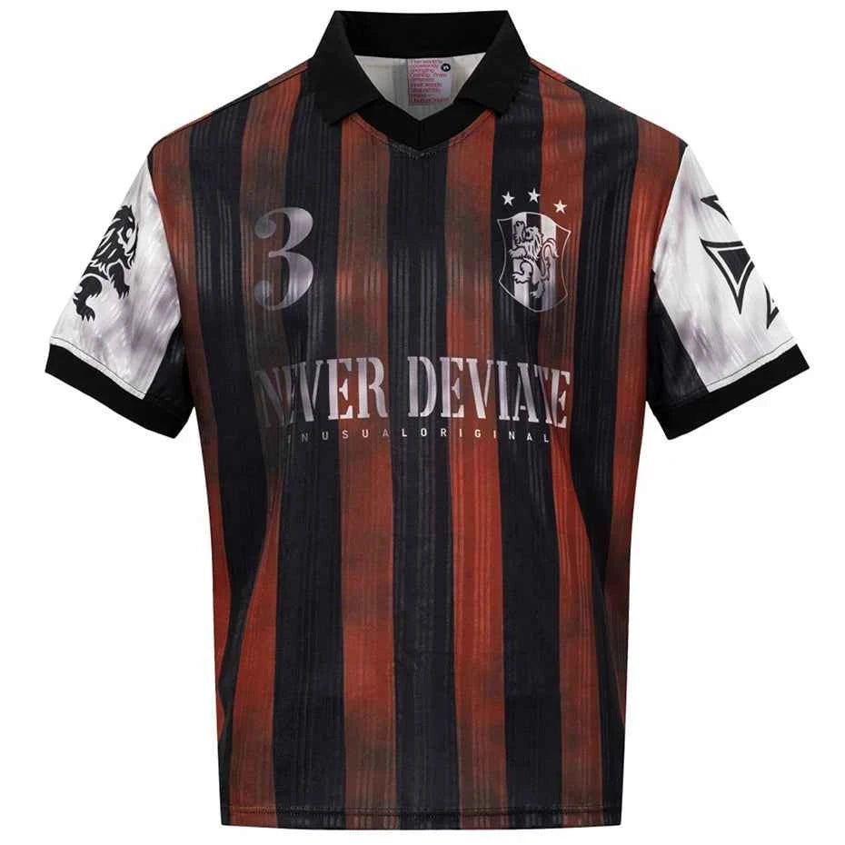 Vintage Striped Oversized T-Shirt - Y2K Harajuku "Horizon-Line" Hip Hop Tee