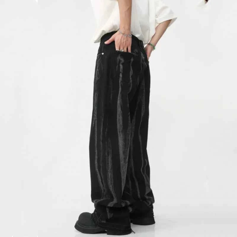 Unique Personality Tie Dye Stripe Jeans