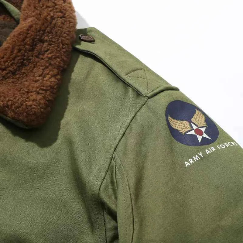 Y2K Luxury Vintage Fur Collar Bomber Jacket