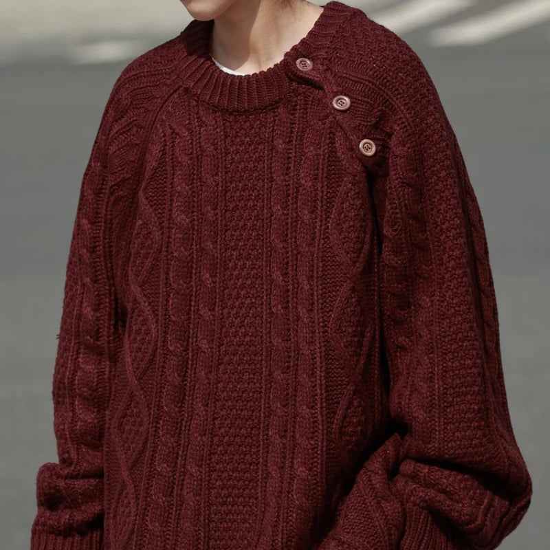 Breathable Warm Retro Simplicity Knitted Sweater
