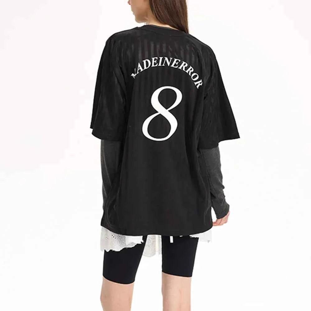 Retro Striped Short Sleeve Casual T-Shirt