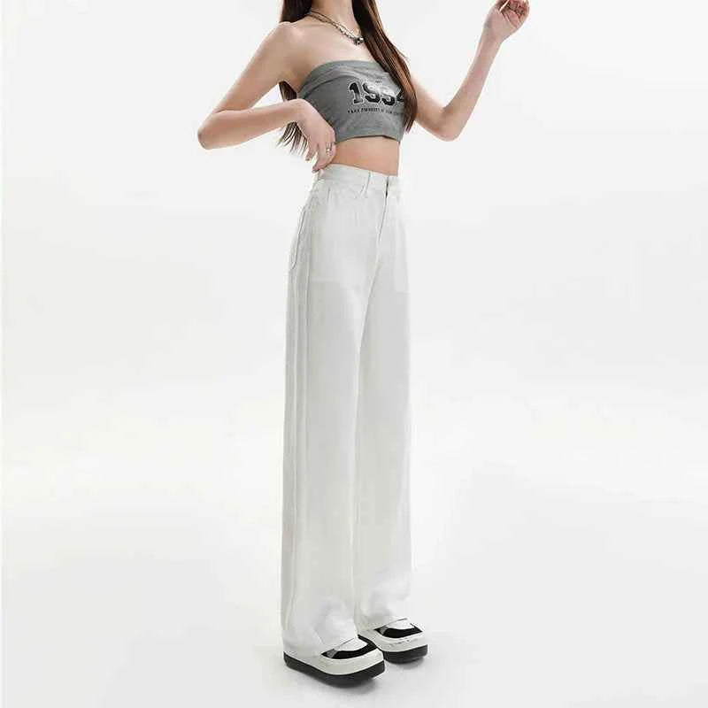 Woman Soft Lyocell Fabric Summer Jeans