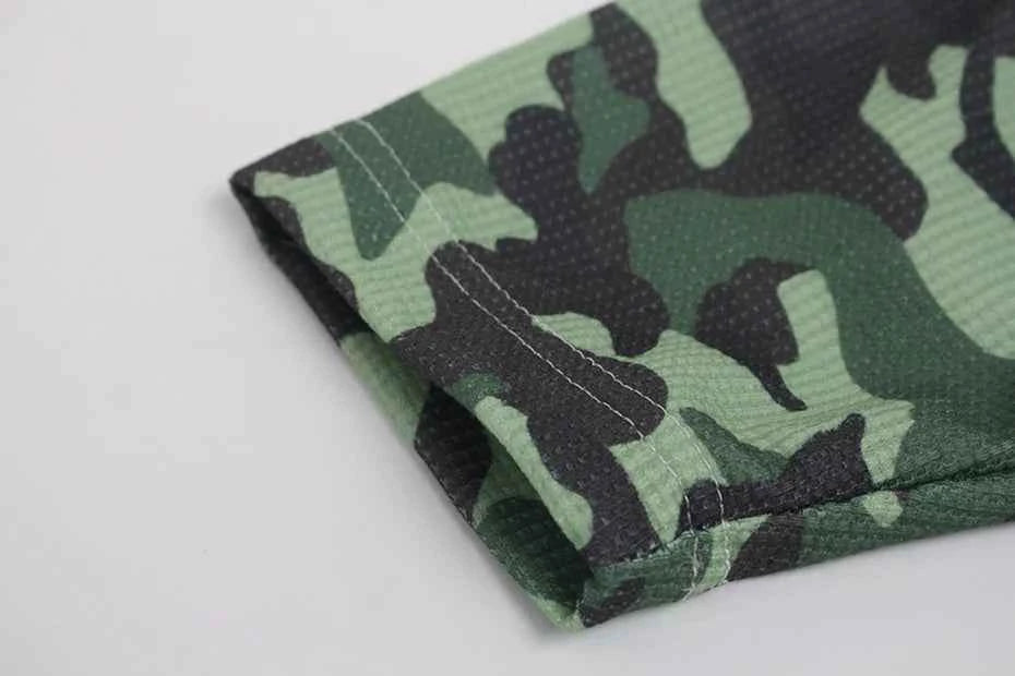 Unique Camouflage Patchwork Long Sleeve T-Shirt
