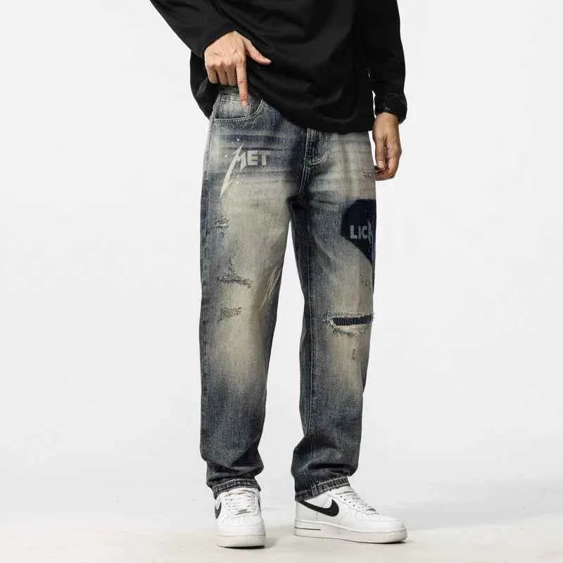 American Style High Street Heavy Craft Jeans