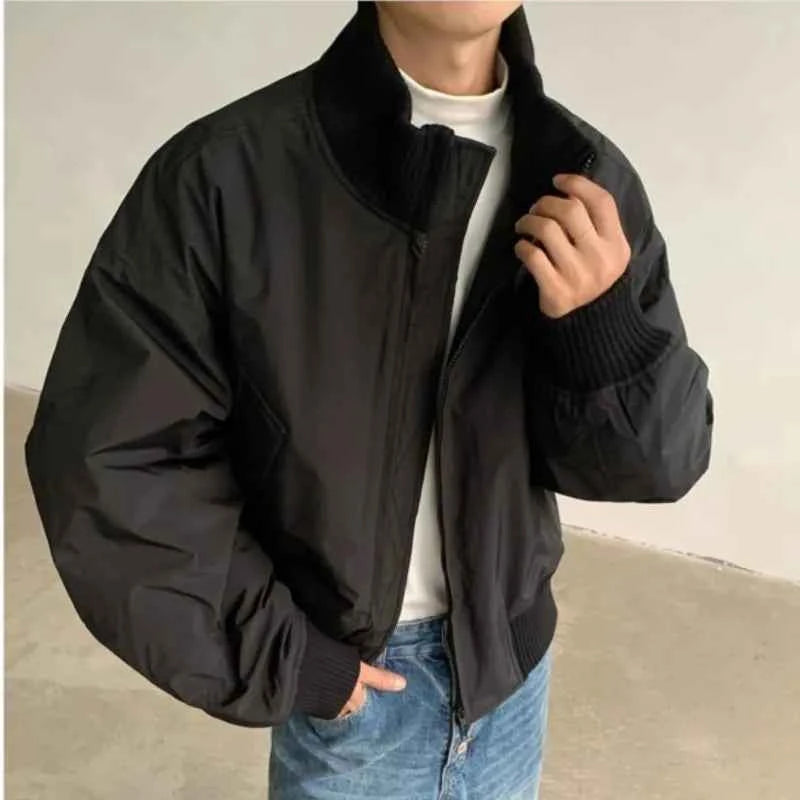 American Flight Stand Collar Bomber Jacket