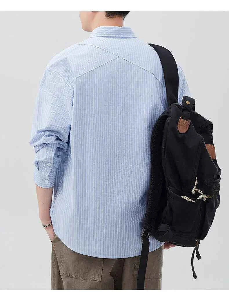 Men's Classic High Quality Striped Casual Shirt