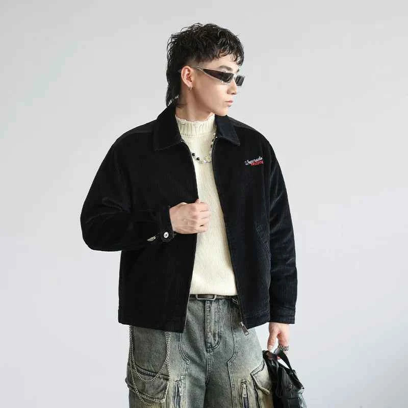 Effortless Vintage American Style Bomber Jacket