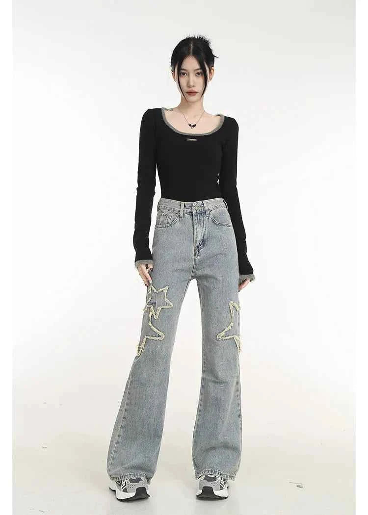 Sexy Black Sheath Knit Long T-Shirt