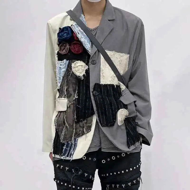 Stylish High Street Patched Blazer