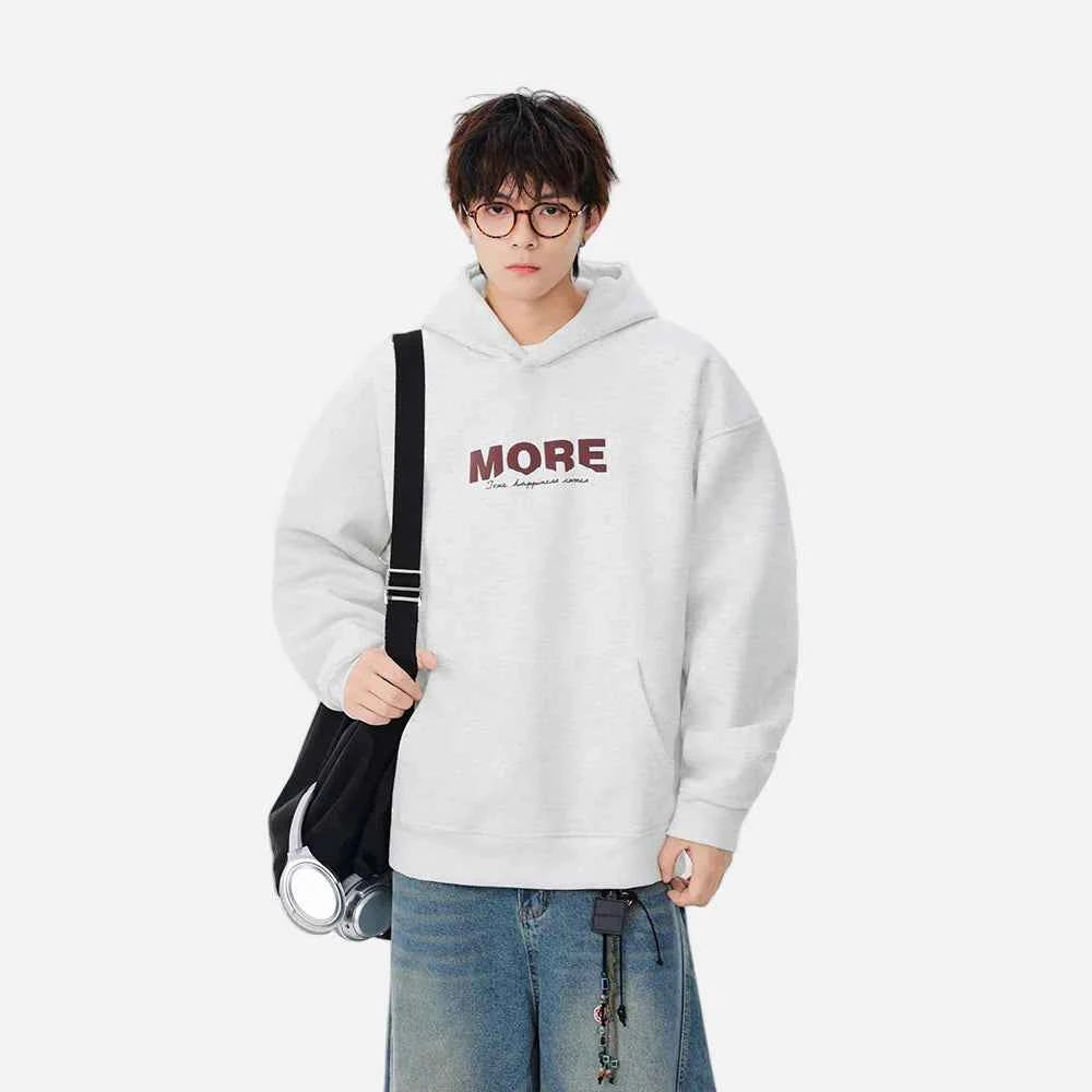 Y2K Signature Letter Print Casual Hoodie