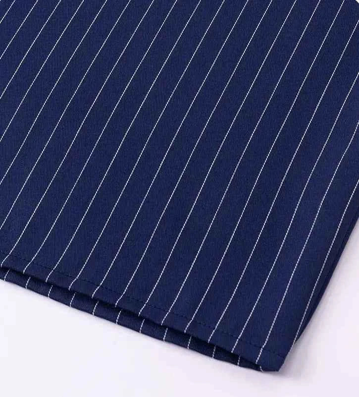 Stylish Striped Pocket Designer Long Sleeve Shirt