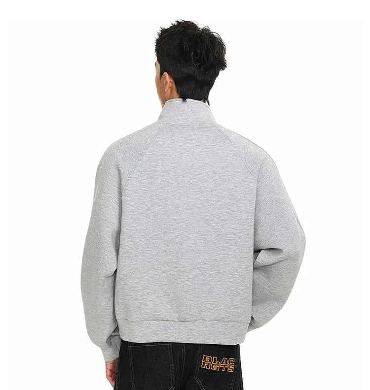 Y2K Retro American Stand Up Collar Sweatshirt