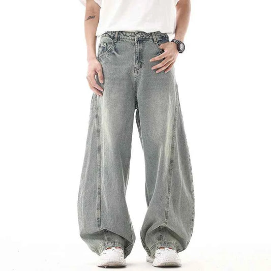 High Quality Casual Staple Wide Leg Denim Jeans