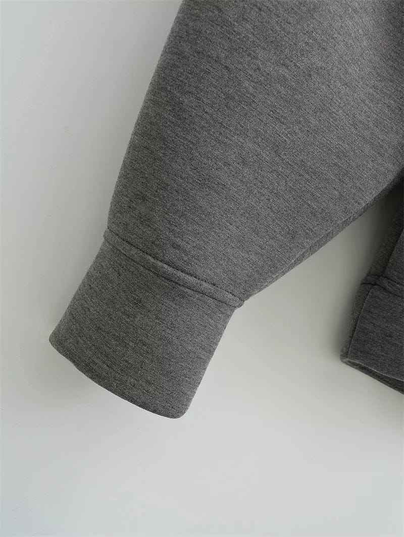 Zip Up Hoodie Thick Solid