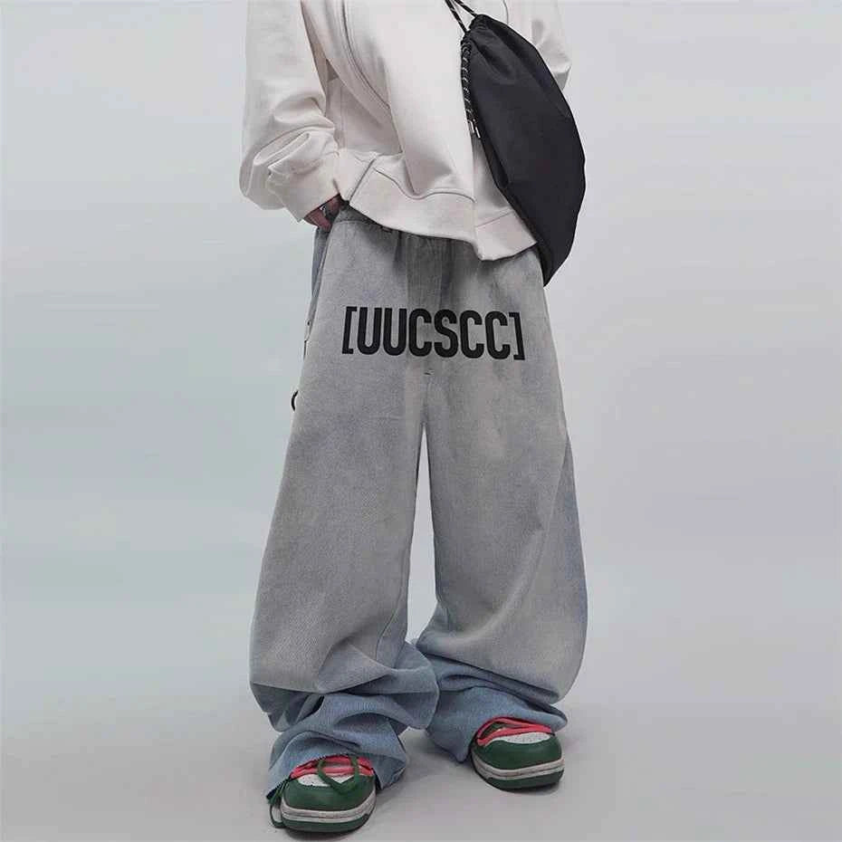 Streetwear Baggy Punk Hip Hop Denim Jeans