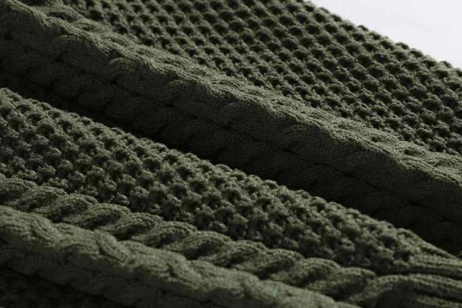 Cozy Solid Vintage Loose Knit Jumper Sweater