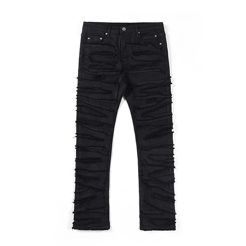 Zodiac Sea Distressed Stacked Denim