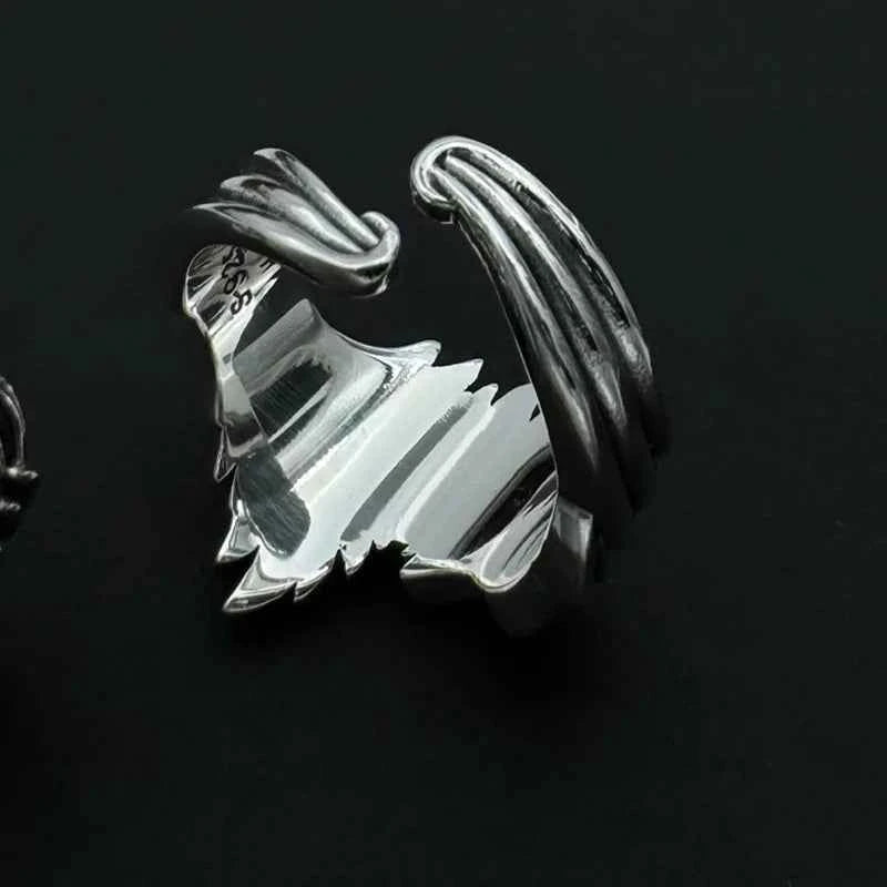 Vintage Punk Thai Silver Adjustable Ring