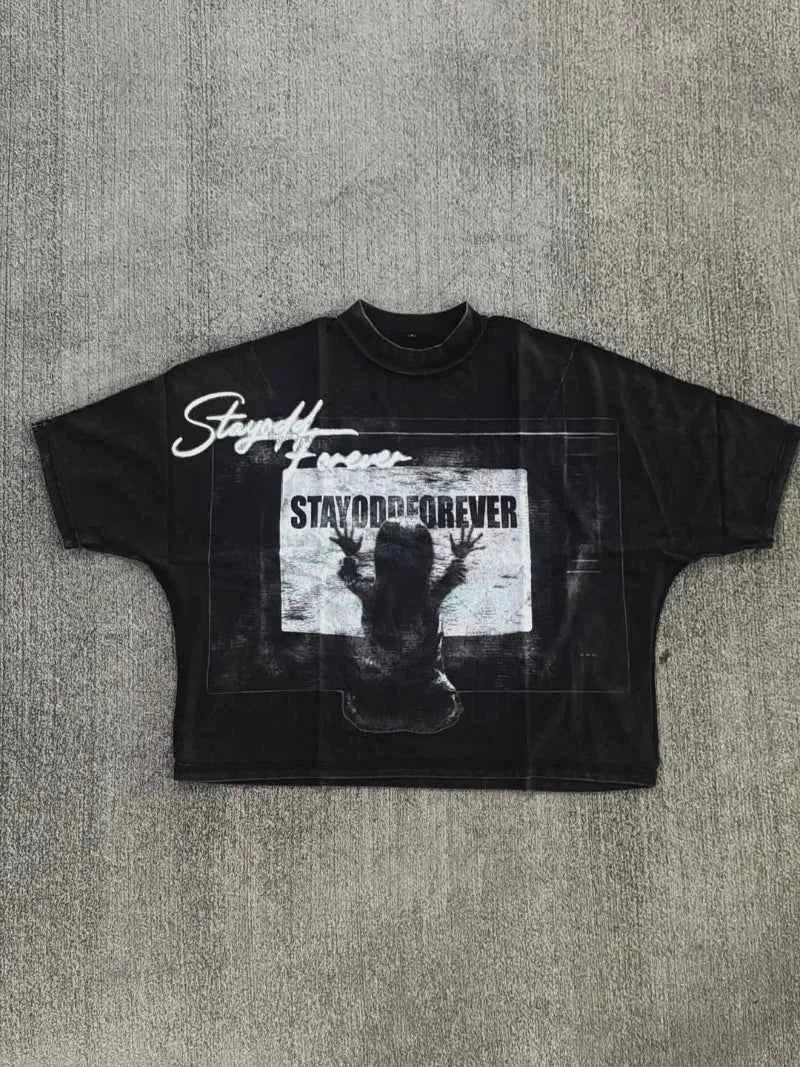 Gothic Retro High Street Oversized T-Shirt