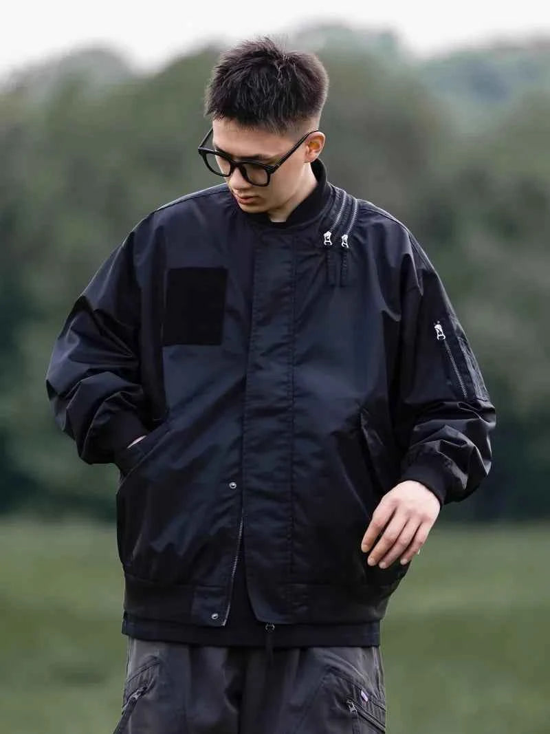 Y2K Spring Classic American Pilot Style Jacket
